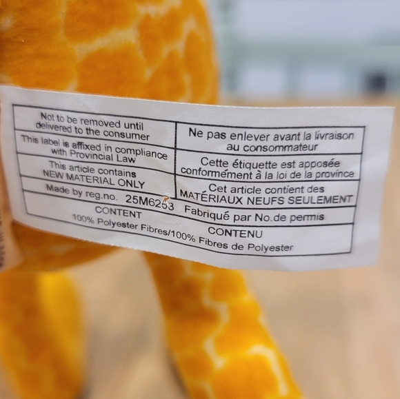 Creature comforts giraffe stuffy - Picture 5 of 6